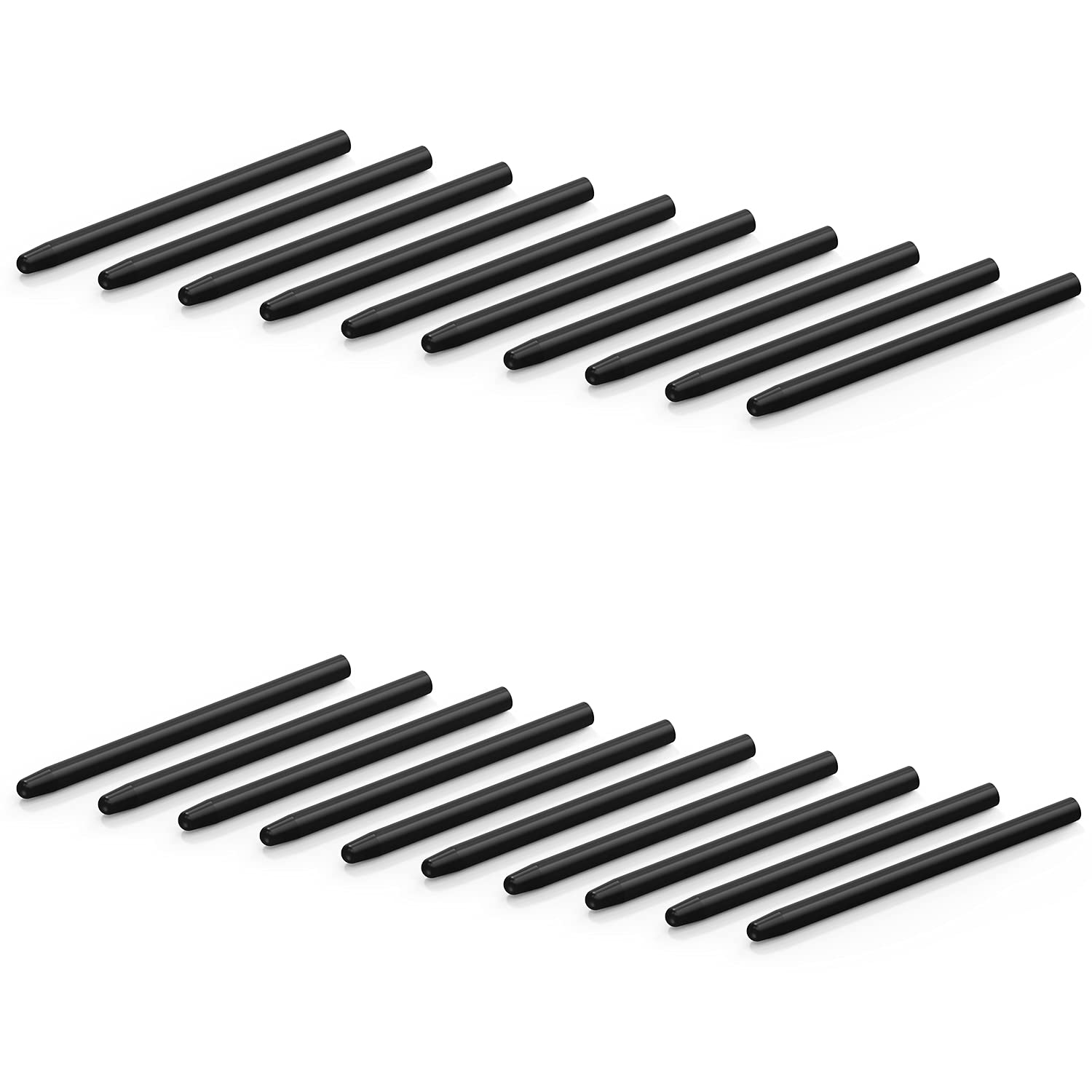 

XENCELABS Стандартный POM Набор сменных наконечников для стилусов и цифровых ручек Черные стержни, 20, Планшеты, чёрный