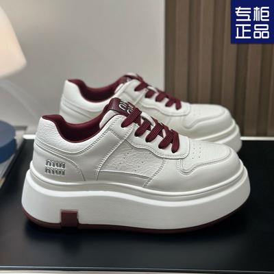 Thick-soled Autumn and Winter New Heightening Versatile Lace-up Board Shoes Lightweight Sports and Leisure Shoes Women's Board Shoes