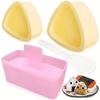 Kreatives Reiskugel-Formen-Set DIY Sushi Onigiri Maker Bento-Werkzeug für Kinder Dreieck Herz Bär Panda Form Einfaches Sushi-Herstellungs-Set