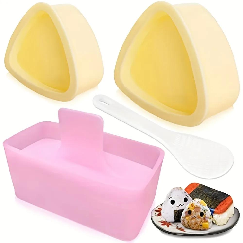 Kreatives Reiskugel-Formen-Set DIY Sushi Onigiri Maker Bento-Werkzeug für Kinder Dreieck Herz Bär Panda Form Einfaches Sushi-Herstellungs-Set