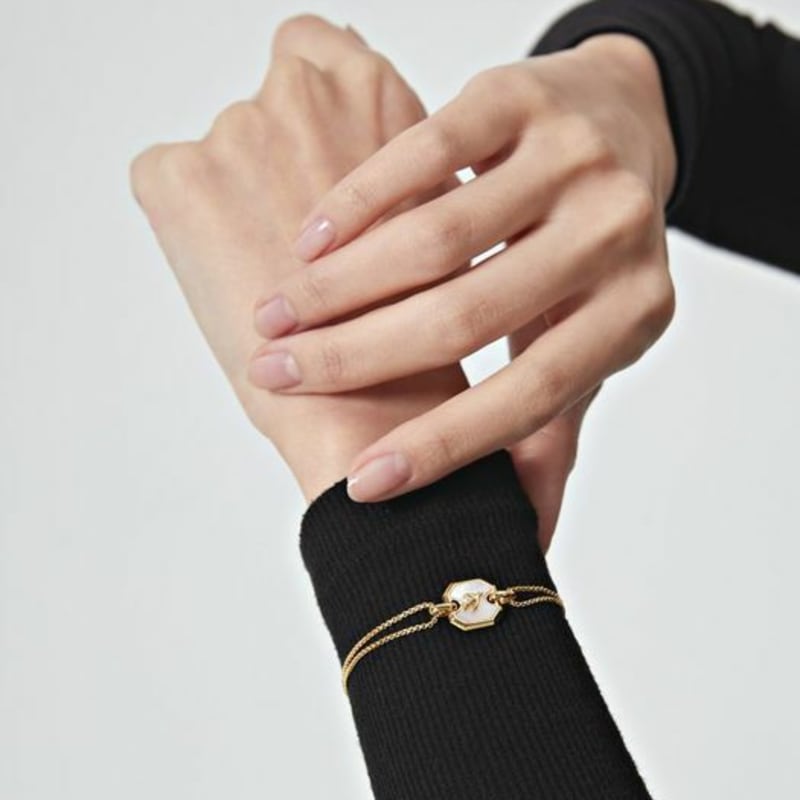 Gaman W MOP Bird Bracelet