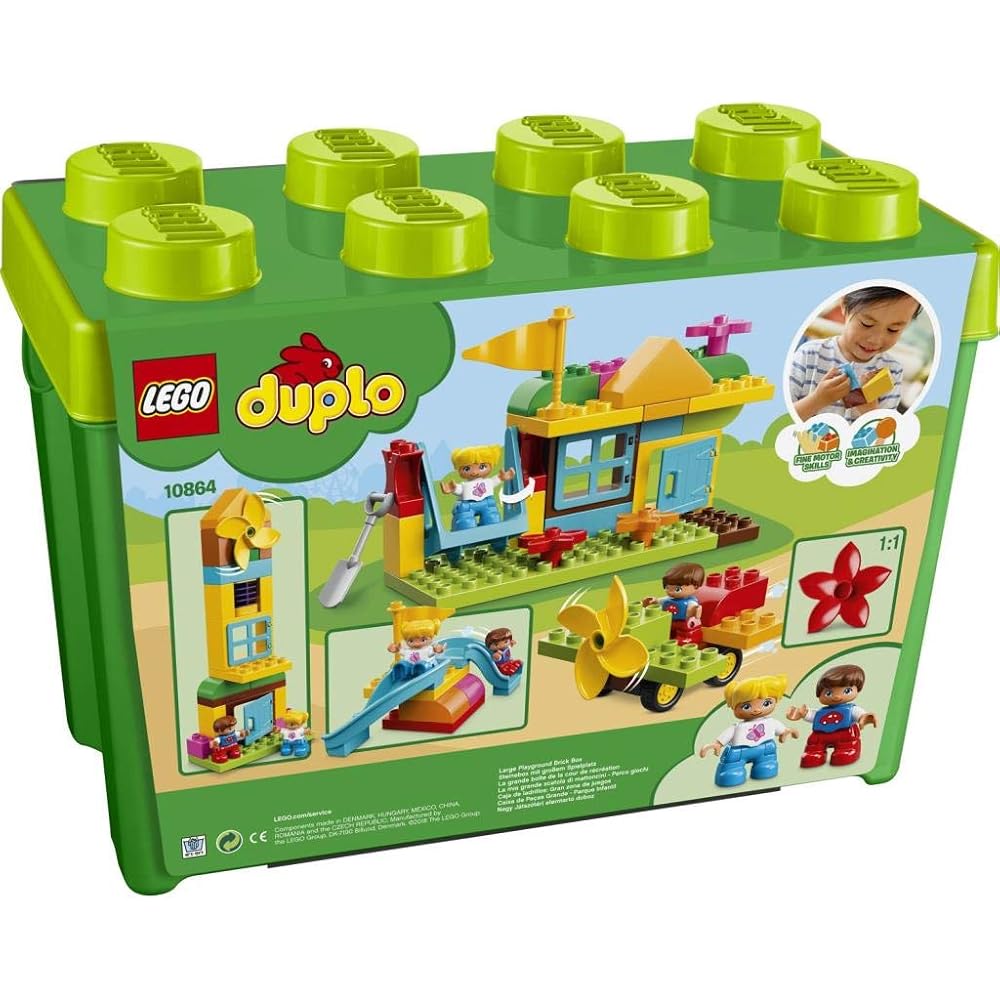 LEGO DUPLO Green Super Deluxe Container Big Park Set 10864 with Building Blocks and Figures