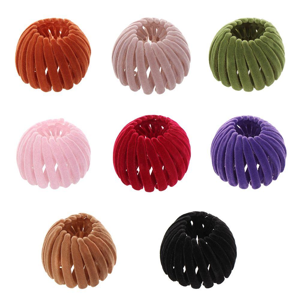 

Расширяющееся птичье гнездо Головной убор Бархатный хвощ Держатель Пучка Заколка для волос Когти для волос Аксессуары для волос