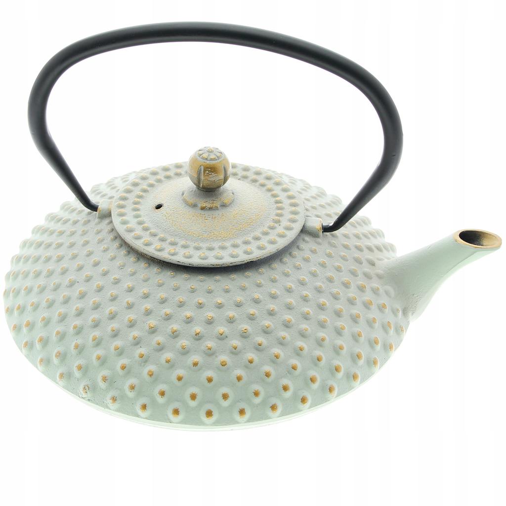 Cast Iron Kettle 1.25L Infuser With Strainer For Brewing Tea And Herbs