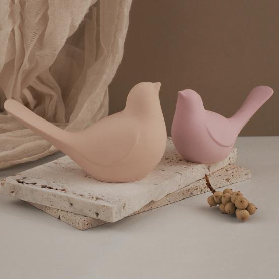 1/2Pcs Bird Figurine Silicone Mold Handmade Concrete Gypsum Epoxy Resin Casting Mold