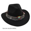 With Tassels Tibetan Style Top Hat Ethnic Style Jazz Fedora Hats  Ox Head Accessories