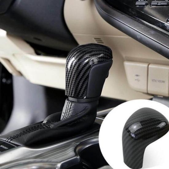 Carbon Fiber Style Gear Lever Shift Knob Cover Trim Fits Toyota Corolla  -20