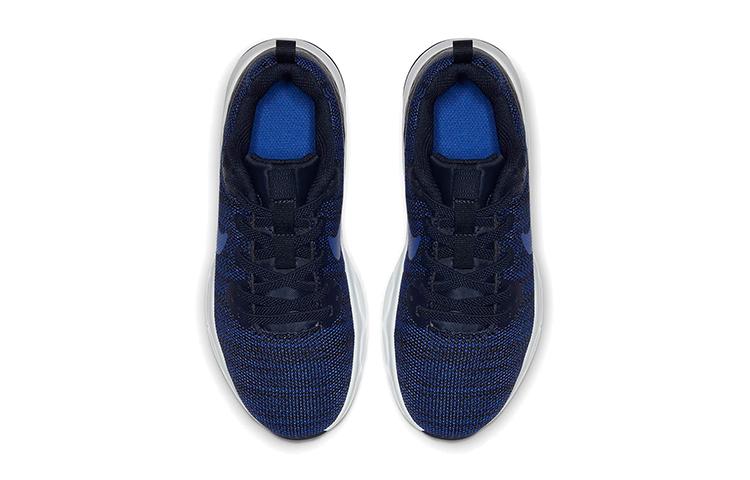 Nike Air Max Motion Cushioning Low Top Kids Lifestyle Shoes Black Blue Children Aged 3 7 Years Old 917653-404