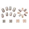 Autumn And Winter New Cat Eye Wearable Nail Art Glitter Medium And Long Nail Art Wearable Fake Nails Manicure