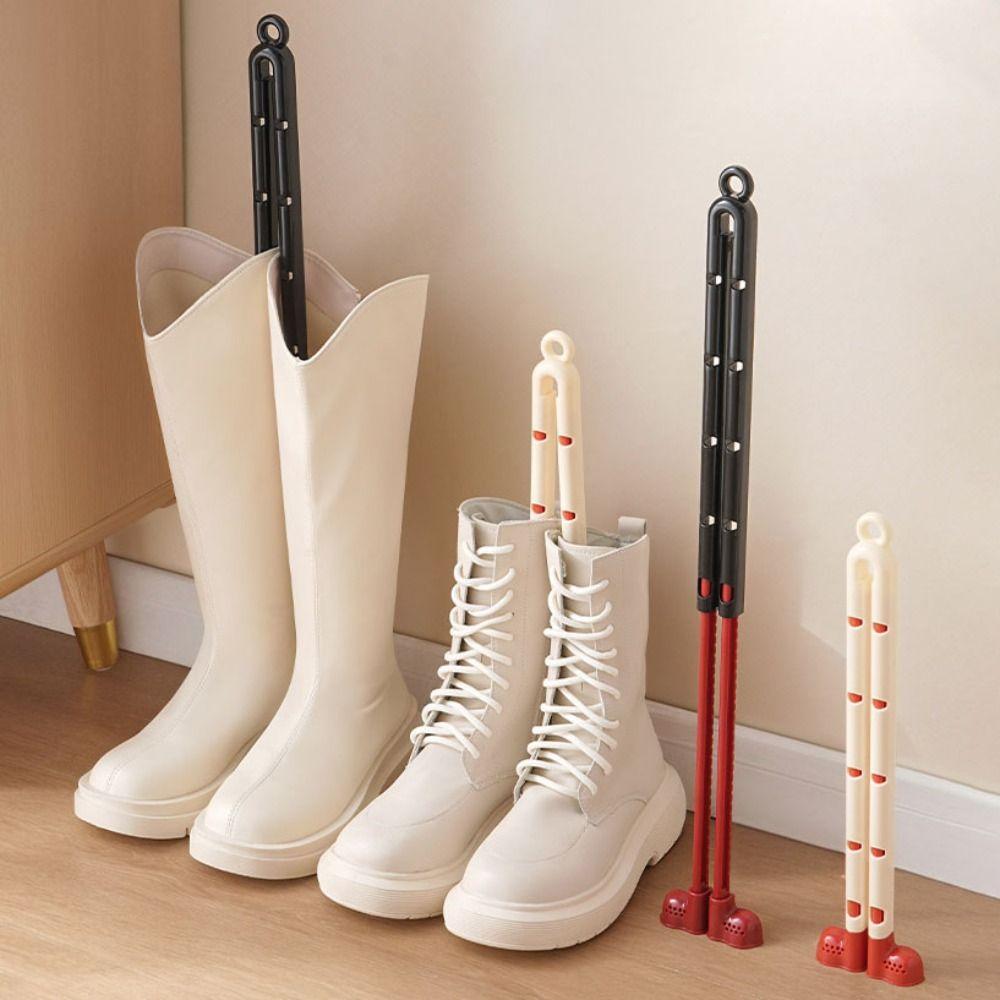 Стійки для високих чобіт, що запобігають деформації, Вішалка для зберігання взуття проти зморшок, Зручний затискач для взуття, Жіночі