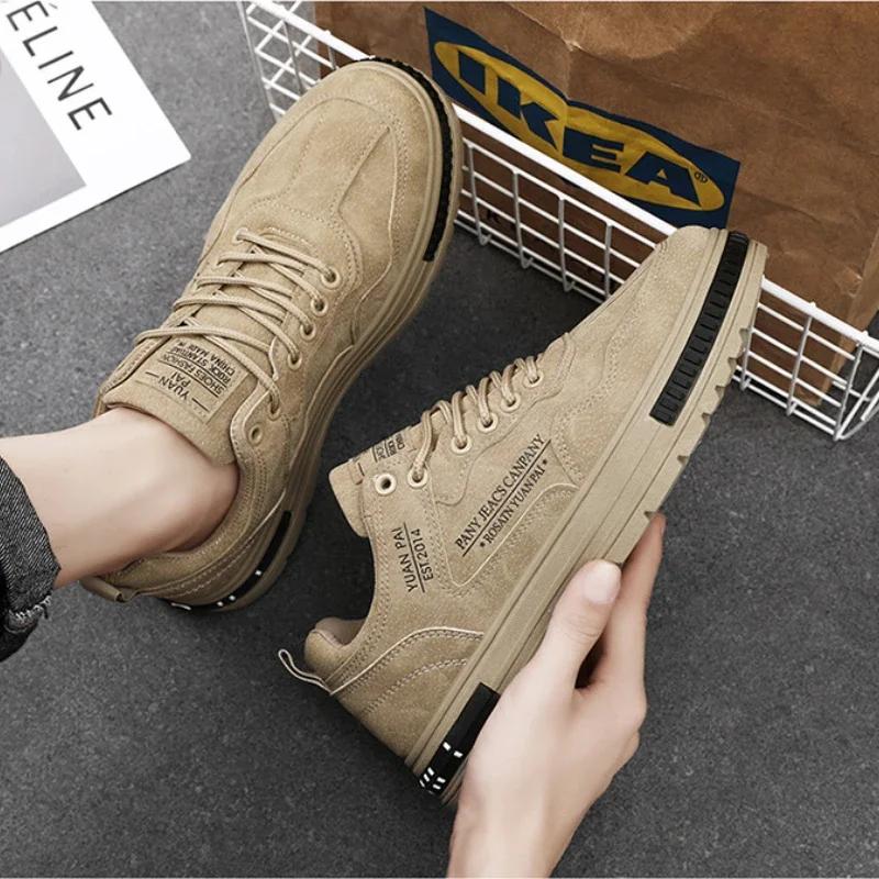 Fashion New Men's Casual Shoes Trendy Men's Sneakers Comfortable Walking Shoes for Men 2024 Breathable Male Platform Shoes Tenis Hombres