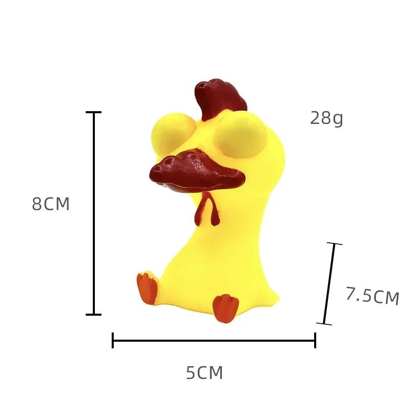 Creative Funny Releases Stress Gifts Slowly Rebounds Soft Moai Statue Squeeze Eyes Adult Kids Stress Relief Tabletop Ornament