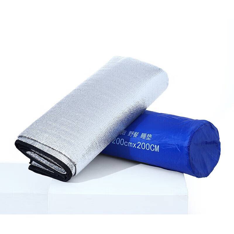 Outdoor Aluminiumfolie Campingmatte mit Isolierung und wasserdichter Schicht für Strand- und Picknickgebrauch