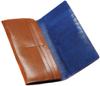 Bercute Camel Long Wallet for Men and Women, Large Capacity, Compact, Tochigi Leather Wallet, Easy to Use, Slim, Bifold, Genuine Leather, Zipper