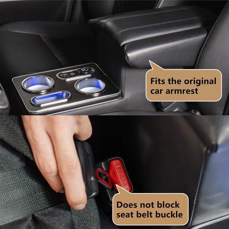 Toyota Noah 90 Series & Voxy 95 Series Multi-functional Armrest & Storage Box for Commercial Vehicles.