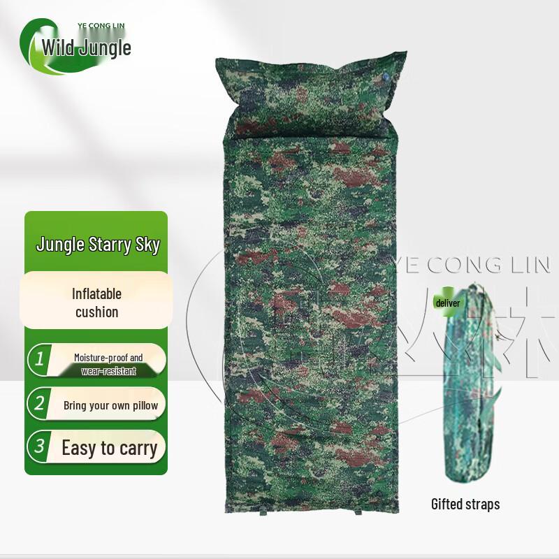 Self-Inflating Camouflage Camping Mattress