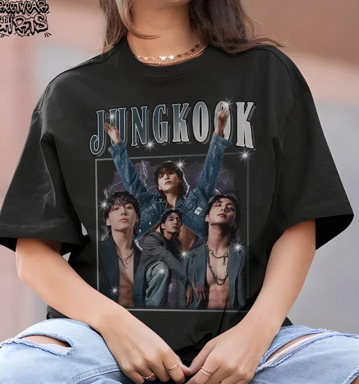 Vintage Jungkook Seven Shirt Tee Tshirt, Vintage JK CK Kpop Shirt, Gift For Army