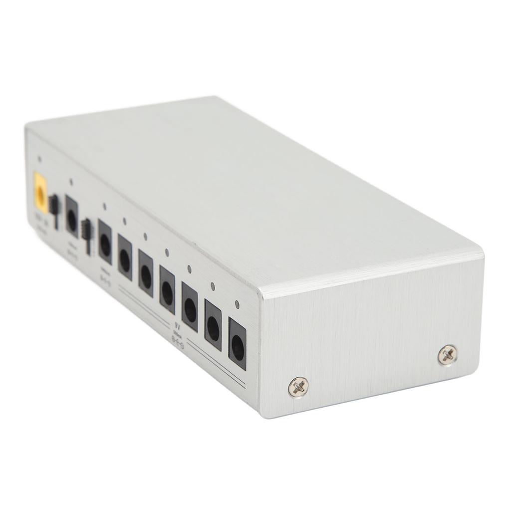 CR8 8 Output Isolated Guitar Pedal Power Supply Adjustable Voltage Isolated Power Supply for Guitar Effects EU Plug