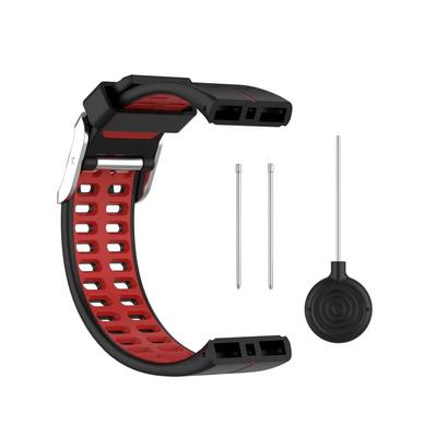 Correas de silicona de repuesto para reloj, suaves y cómodas, de dos colores, compatibles con POLAR v800.