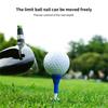 6pcs Plastic Golf Tees Height Adjustable Ball Tees Stable Golf Training Ball Tees Stand for Golfers Practice Accessories