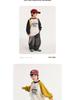 Fairy Tale Memory Color Block Raglan Sleeve Round Neck Sweatshirt for Boys - Autumn & Spring 2025 Collection