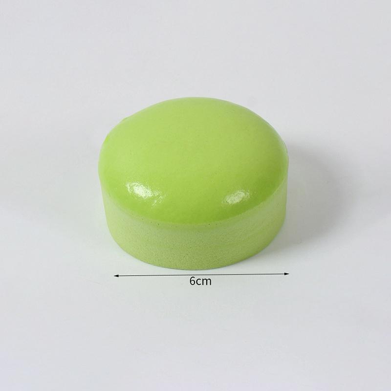 1Pcs Round Cake Toy Colorful Pudding Shaped Squeeze Stress Relief Toys Soft Slow Rising Fidget Toy For Kids Party Decor Gift