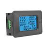 6 in 1 Digital LCD Meter Voltage 110-250V Current 100A Power Monitor Panel with Mutual Inductor voltage meter current meter