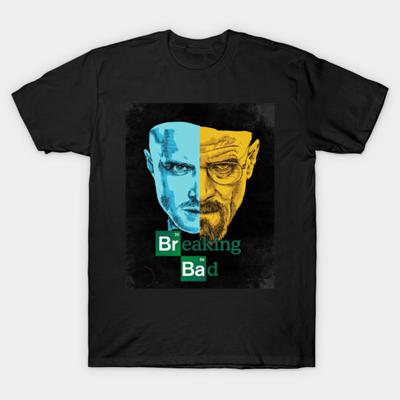 Asian Size Cotton Unisex Tshirt Print T-shirt Breaking Bad T-shirt No-Cut Print Regular Fit