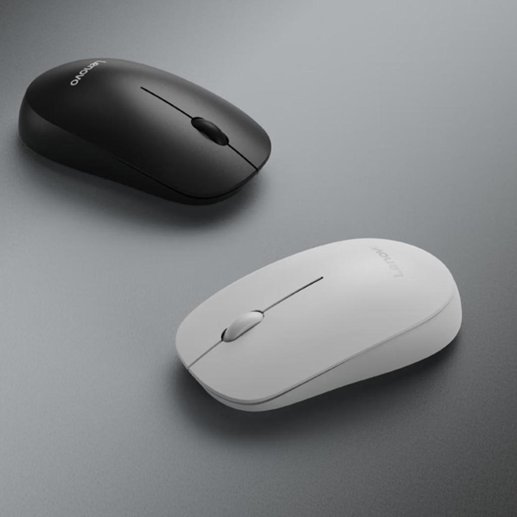 Lenovo Wireless Mouse M26 Black Rechargeable 2.4G Wireless Receiver Portable Office Laptop Computer Mouse