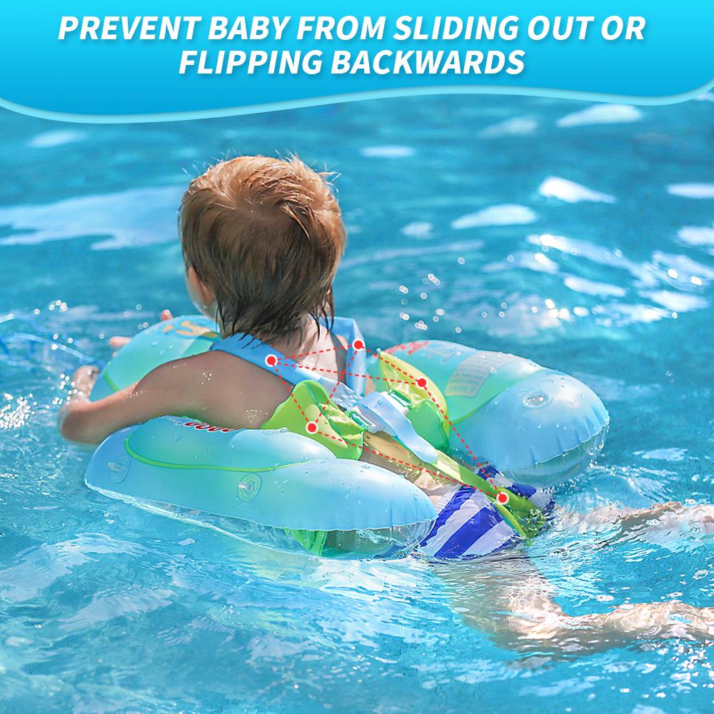 Swimbobo Baby Underarm Swim Ring with Sunshade - Children's Pool Float