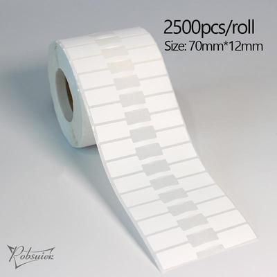 2500 uds/rollo de pegatinas de precios de joyería etiqueta adhesiva de identificación de joyería etiqueta colgante