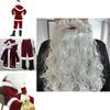 Luxuriöser Samt Weihnachtsmannanzug für Weihnachtsfeiern und Cosplay-Partys