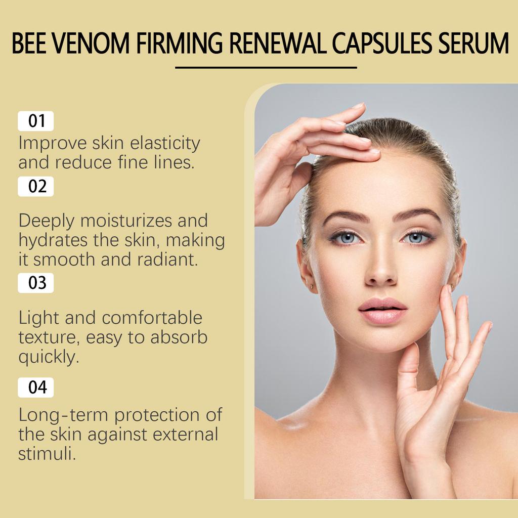 Bee Firming Capsule Serum Hydrating, Moisturizing, Anti-wrinkle, Firming Skin Single-use Serum 1.8ml*20pcs