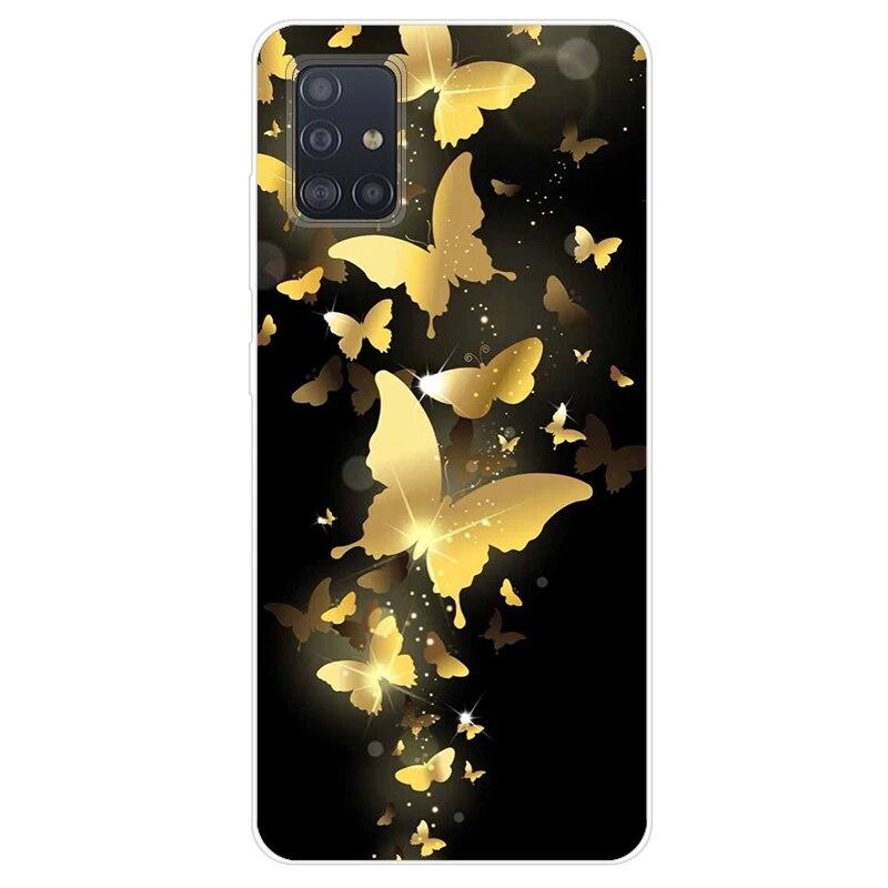 

Чехол для Samsung Galaxy A51, мягкий силиконовый чехол-бампер из ТПУ для телефона Samsung A71 A51 A515 A515F A 71 51, чехол Fundas Capa Samsung A51