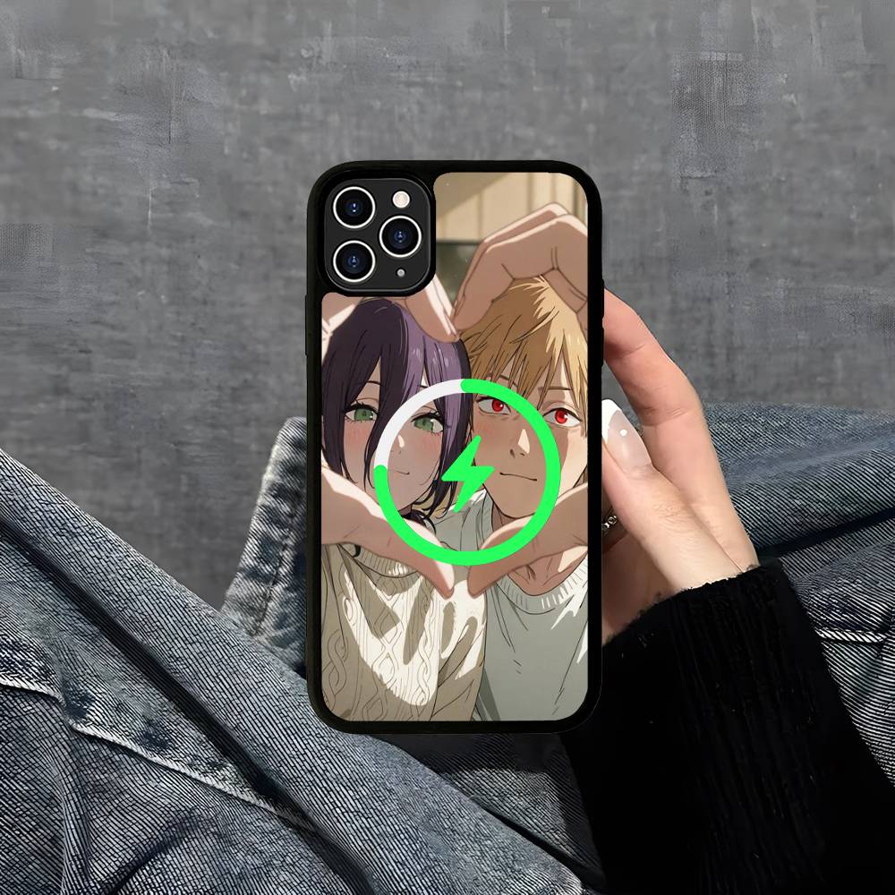 Chainsaw Man The Movie Reze Arc Phone Case For iPhone 13 14 15 11 12 16 17 Pro Max Plus For Magsafe Magnetic Shell