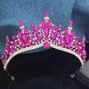 Baroque Bridal Crown Princess Girls Tiaras Birthday Hair Accessory Elegant Wedding Headwear for Brides Headbands