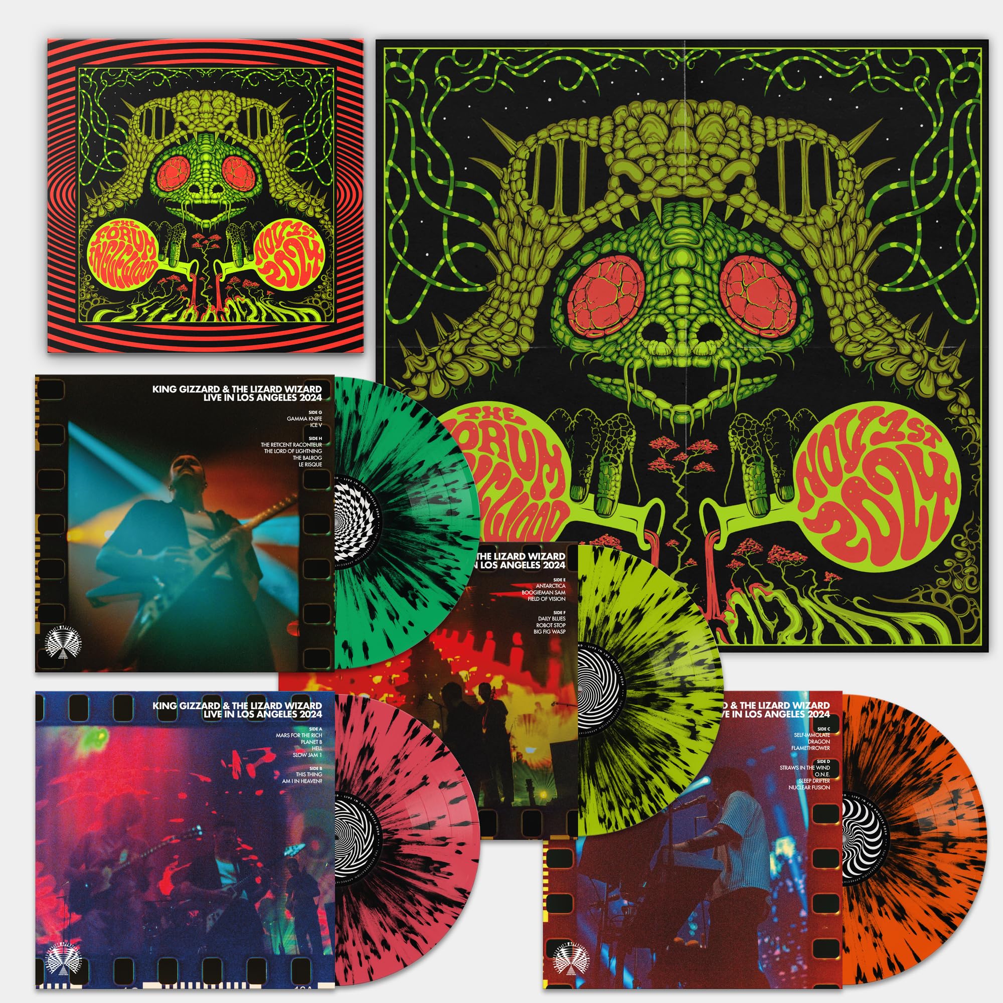 

KING GIZZARD LIVE IN LOS ANGELES SPLATTER VINYL BOX - `24 (НАБОР ИЗ 4 LP) (Импортировать) [Аналоговый]