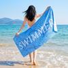 Double-Sided Plush Microfiber Beach Towel, 70x150cm - Quick-Drying, Skin-Friendly, Portable Shawl