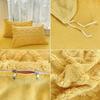 Single Quilt Cover Autumn/winter Thickened Warm Solid Color Duvet Cover 200x230 220x240 Bedding for Double Use with Pillowcases