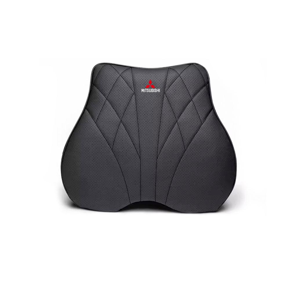 Car Memory Foam Headrest Lumbar Support Pillow Seat Pad Cushion Accessories For Mitsubishi Ralliart ASX Lancer L200 Pajero ASX