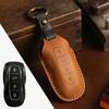 Leather case holder set For Ford EQUATOR JMC Plus 5 6 7 Sport EcoBoost remote Car Key Protector Case Shell Keychain Accessories