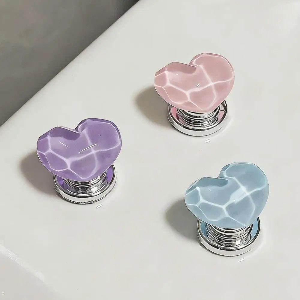 Creative Design Toilet Press Button Self-Adhesive Toilet Tank Button  Bathroom Decoration