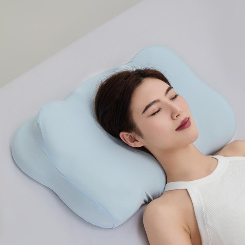 Memory Cotton Deep Sleep Pillow Neck Protection Pillow for Male and Female Adults Neck Protection Sleep for Students Napping Memory Pillow Core