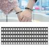 100pcs Resealable Odor Proof Pouch Holographic Smell Proof Packaging Bag with Clear Window for Lip Gloss