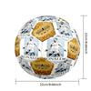 Ronaldo's Golden Number Seven Size 5 Football Machine Sewn Indoor/Outdoor Universal Football Unique Gift for Soccer Lovers Birthday/Christmas Wedding 