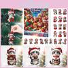 Holiday Cat Shape Christmas Countdown Calendar With Acrylic Accessories For Festive Atmosphere