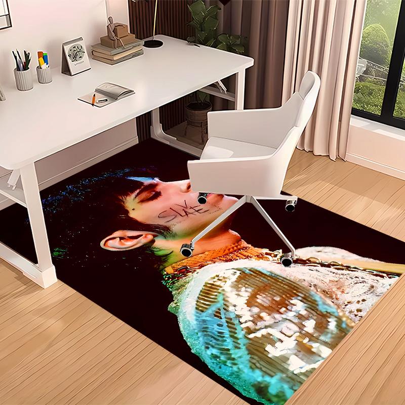 Purple Rain4 Printed Absorbent Washable Carpet, Non-Slip Bathroom Mats, Kitchen Rugs, Yoga Mat,Living Room Entrance, Camping Picnic Rugs
