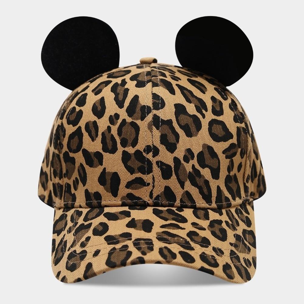 Casquette de Baseball Respirante Oreilles de Chat Chapeau de Soleil Réglable Mode Chapeau Bec de Canard Quatre Saisons