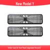 Tesla Model 3/Y Rear AC Vent Protector: Anti-Clog Mesh Cover for Seat Bottom.