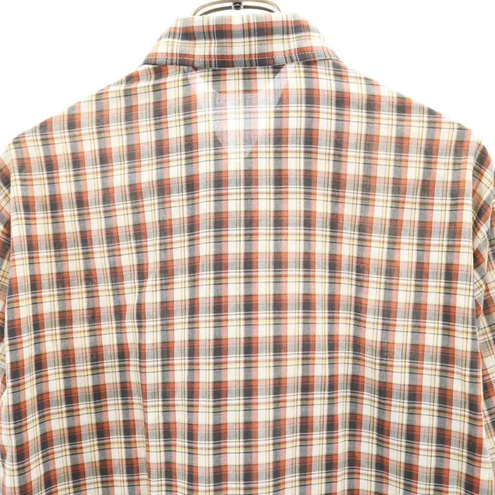Levi's 70s vintage Check Pattern Long sleeve shirt M Brown Men's Used
